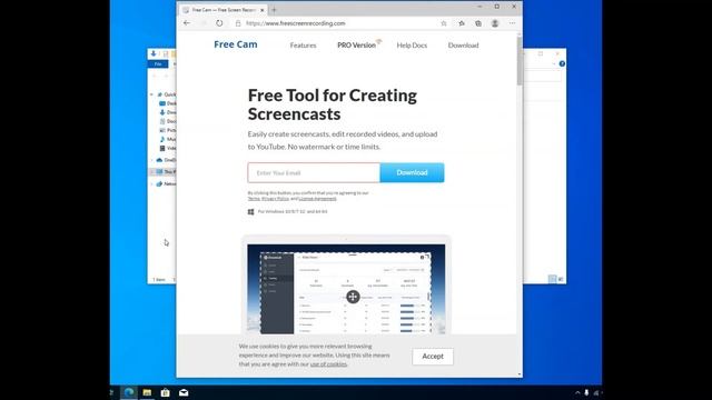 install Free Cam 8 on windows 10 - free screen recorder смотреть онлайн