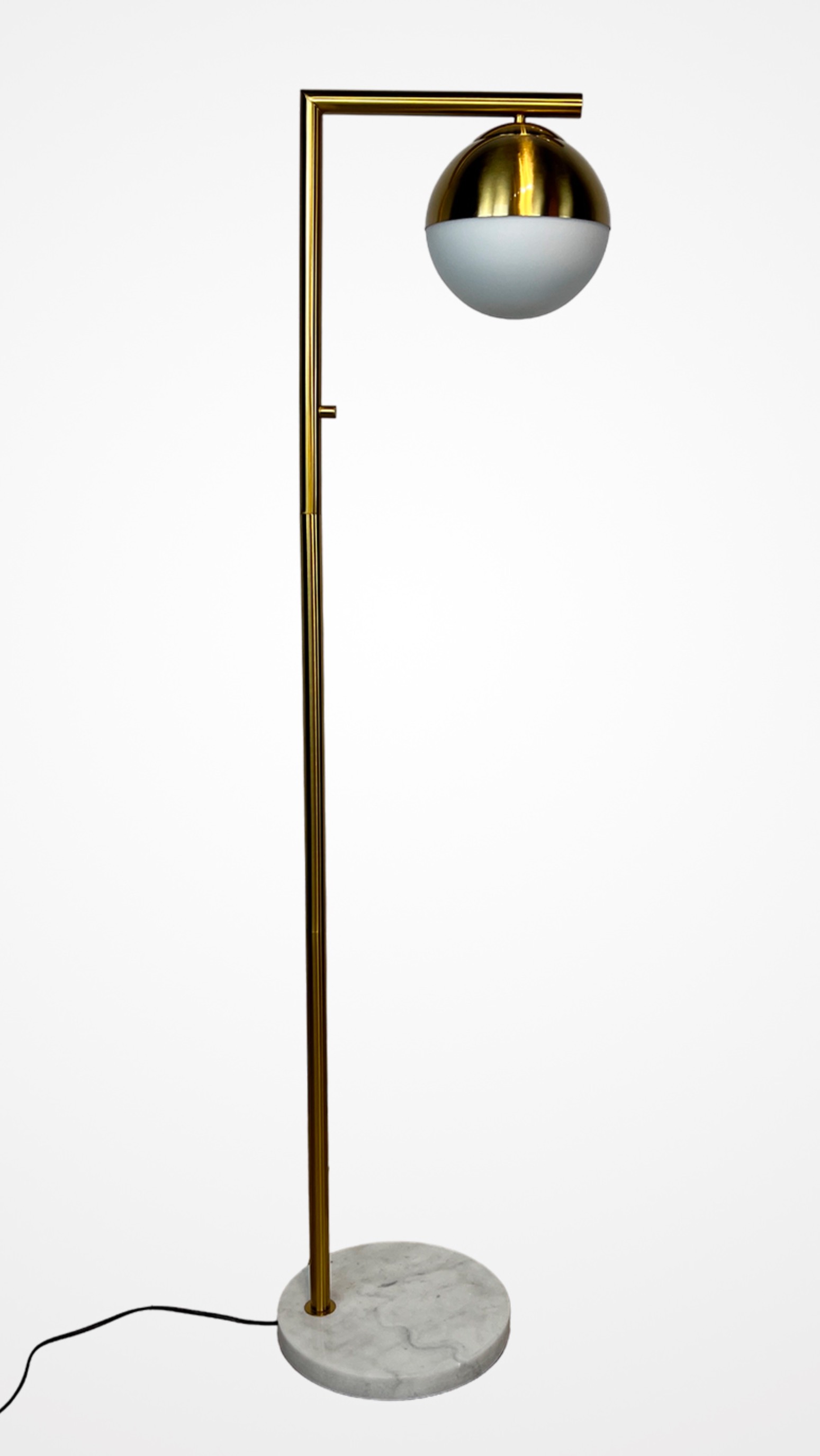 Торшер Geneva Single Glass Globe Floor