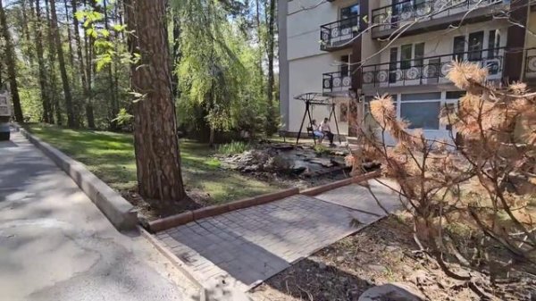 Отель Хвоя Hotel Обзор завтрака/Новосибирск Бердск