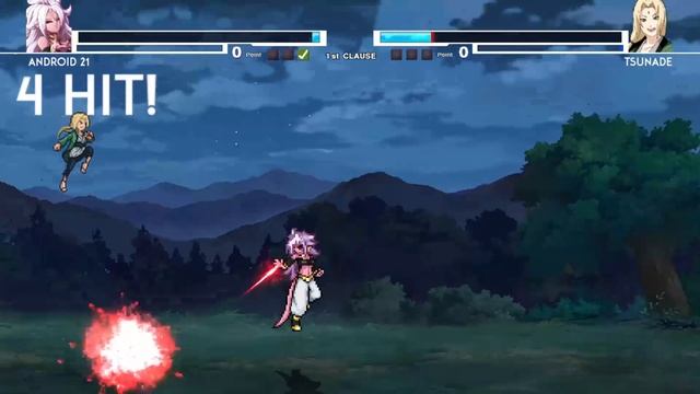 Android 21 DBFZ VS Tsunade in Jump Force Mugen 😱 смотреть онлайн