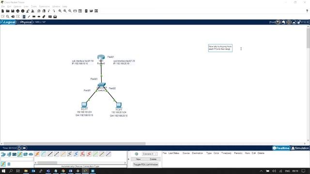 Inter-VLAN routing using legacy method | Cisco Packet tracer #cisco #ccna #networking #vlan смотреть онлайн