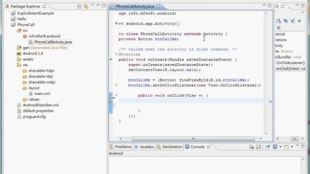 (3) Android Beginner Tutorial - Implicit Intent смотреть онлайн