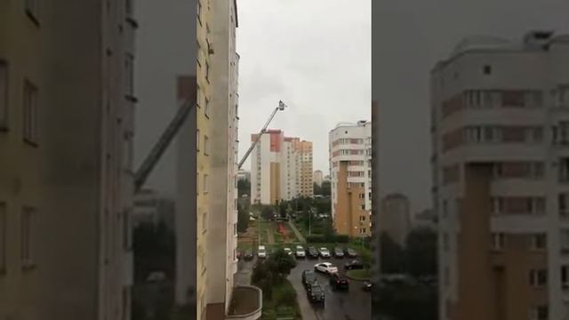 Сотрудник МЧС отказался снимать бчб-флаг в Минске смотреть онлайн