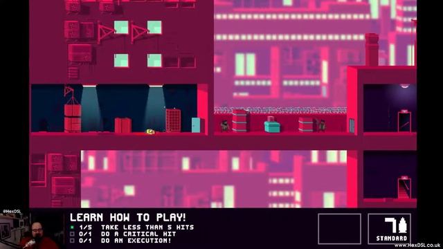 NOT A HERO - A Linux Game смотреть онлайн