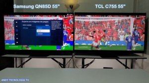 SAMSUNG QN85D vs TCL C755: Smart TVs 4K Mini LED Quantum dots