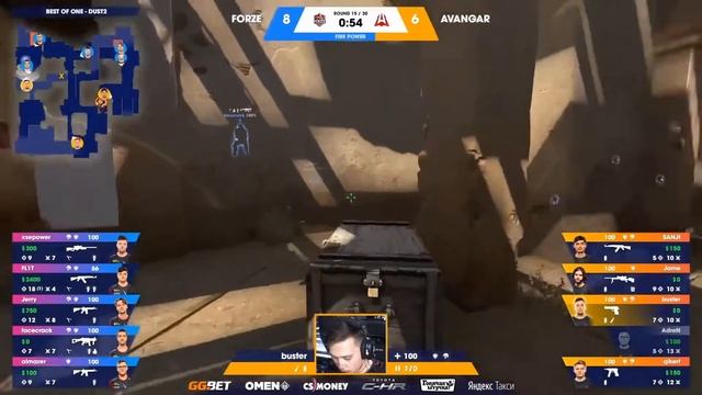 Avangar vs forZe-BLAST Pro Series Moscow 2019 // (Video) смотреть онлайн