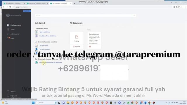 Cara login grammarly dan memakai di Microsoft Word - 28 Maret 2024 смотреть онлайн