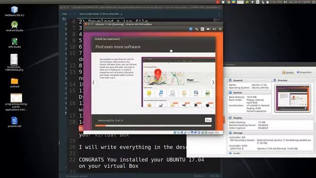 HOW TO INSTALL UBUNTU 17 04 ON VIRTUAL BOX смотреть онлайн