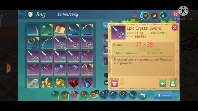 #UTOPIA ORIGIN HOW TO MAKE ALL CRYSTAL STAF,ARMOR,PANTS,HELMENT,PICK,AXE,SWORD,BOW (episode 26) смотреть онлайн