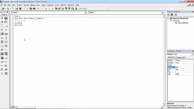 Visual Basic Tutorial - Progress bar Control Code with Countdown - Learn Visual basic 6 смотреть онлайн