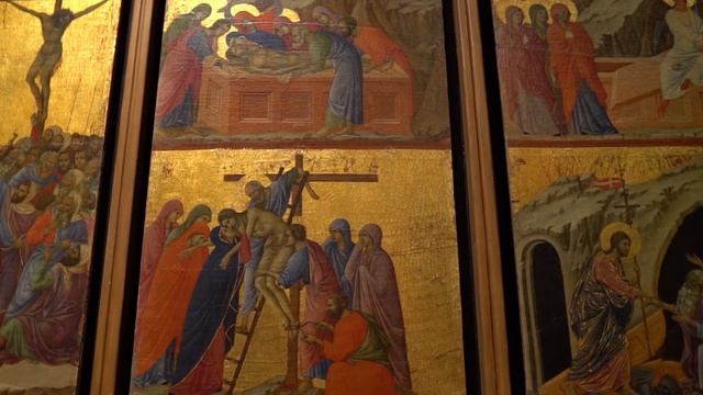 Arte fuori di sé: Museo dell'Opera - "La Maestà di Duccio" - (prima parte) смотреть онлайн