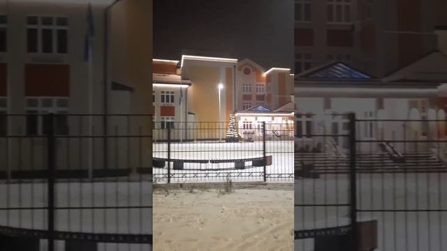 58 школа Калининграда молодцы! украсили красиво школу ёлочкой!!! смотреть онлайн