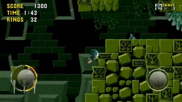 Sonic 1 for iOS - Labyrinth Zone Act 3 смотреть онлайн