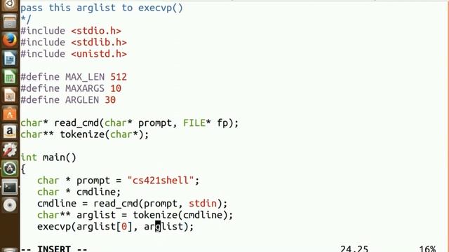 Lec05 Design and Code of UNIX Shell (SP with Arif Butt) смотреть онлайн