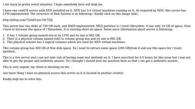 DevOps & SysAdmins: How to increase the space of root partition by taking space from a xen PV? смотреть онлайн