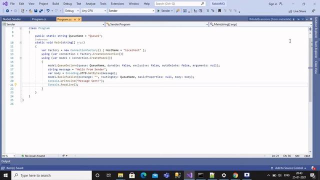 RabbitMQ - Basic Demo смотреть онлайн