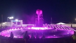 Фонтан Мира в Сочи, Федеральная территория Сириус, Отель «Бархатные сезоны», июль 2024