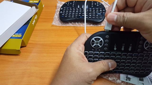 แกะกล่อง รีวิว mini Wireless Keyboard และ Air Mouse GLINK สำหรับ Smart TV หรือกล่อง Android смотреть онлайн