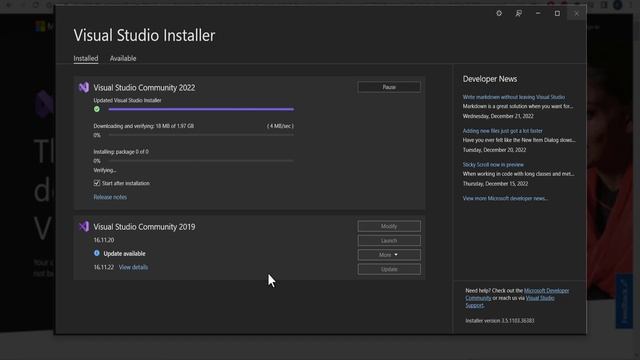 How to free download and install Visual Studio 2022 on Windows 10 смотреть онлайн