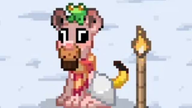 Жую кекс в Pony town смотреть онлайн