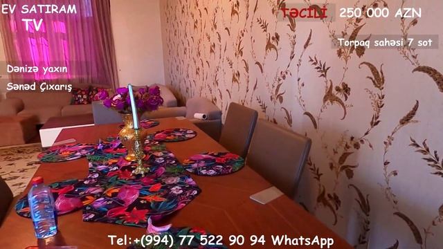 QIYMET DÜŞDÜ! (250 000m) 190 000 manata NOVXANIDA ÇIXARIŞLI EV SATILIR/ bina az/ev elanları смотреть онлайн