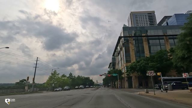 Texas Driving Tour, USA - Exploring Downtown Austin - 4k смотреть онлайн