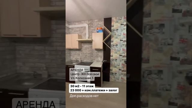Аренда квартиры-студии. Центр #арендаквартир #арендакраснодар #жквсесвои #краснодар #аренда смотреть онлайн