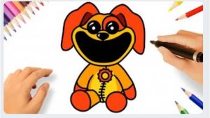 КАК НАРИСОВАТЬ ДОГДЕЙ ИЗ POPPY PLAYTIME 🐶☀️