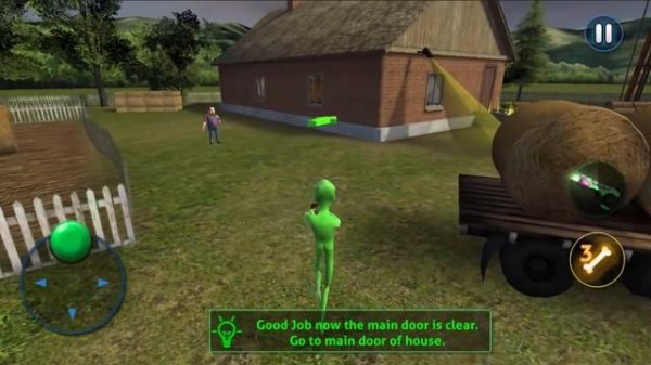 Scary Green Grandpa Alien - Full Walkthrough - Level 1 To Level 10