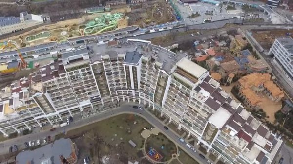 Аркадийский дворец Одесса, вид с высоты, The Arcadian Palace in Odessa