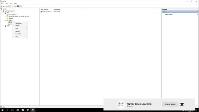 79-Mac Address Filtering on DHCP Server 2016-Full смотреть онлайн