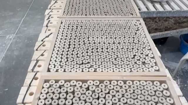 Изготовление фарфоровых изоляторов для ретро проводки  #электрика #леанза #homedecor #ретропроводка