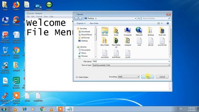 नोटपैड File Menu का उपयोग करना सीखे | How to use Notepad File Menu (in hindi) Part - 2 смотреть онлайн