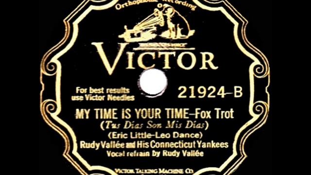 1929 HITS ARCHIVE: My Time Is Your Time - Rudy Vallee смотреть онлайн