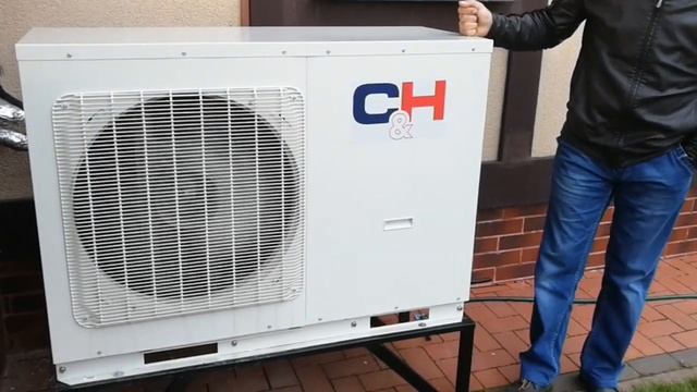 Работа теплового насоса Cooper&Hunter Unitherm 12 кВт смотреть онлайн