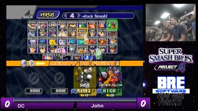 BRE Software FNF: Project M John (Marth/Shiek) vs DC (Marth/C.Falcon) смотреть онлайн