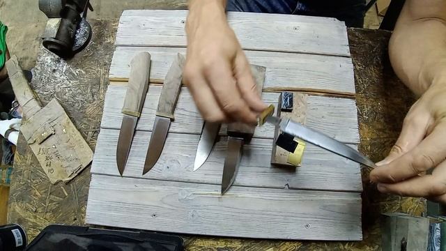 Ножи из стали PMD60 и элмакс. смотреть онлайн