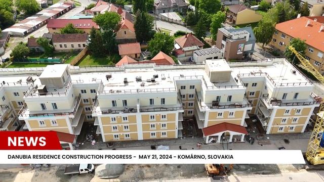 Отчет со строительства ЖК: полет дрона, май 2024, Словакия смотреть онлайн