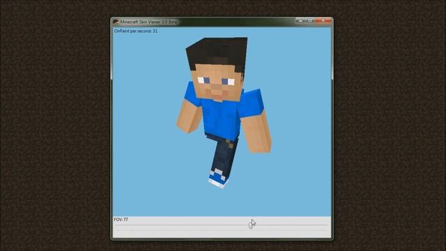 Minecraft Skin Viewer 0.9 Beta Preview - FOV test смотреть онлайн