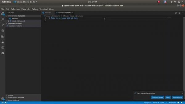 Visual Studio Code and Markdown Tutorial