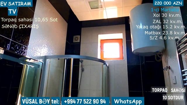 10 SOTDA GÖZƏL PROEKTİ OLAN EV SATILIR SARAYDA/Недвижимость в Баку / EV SATIRAM TV смотреть онлайн