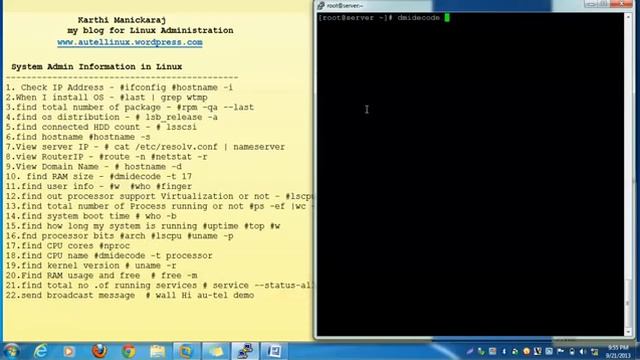 System Information commands in Linux смотреть онлайн