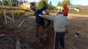 Как выбрать фундамент под дом? Бурение под сваи. #2