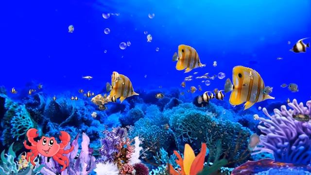 Lullabу And Calming Undersea Animation - Lullaby Aquarium - Baby Sleep Music - Soothing Fishes