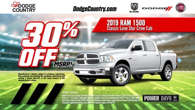 Game Day Savings At Dodge Country!