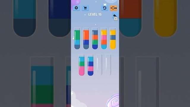 💦Water color sort level 13 to 16 level solution iOS/Android. смотреть онлайн