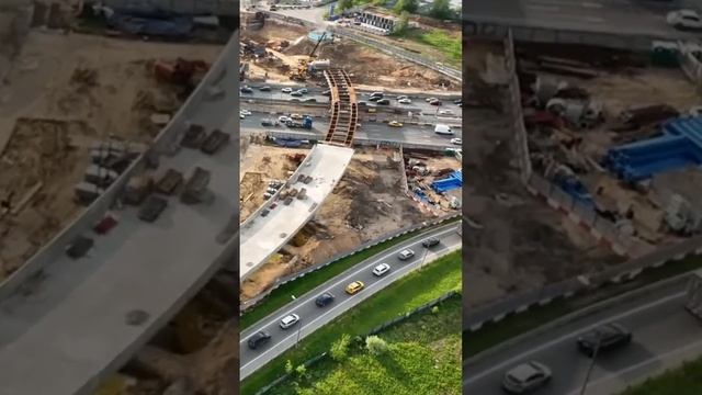 Строительство развязки на МКАД - Липецкой смотреть онлайн