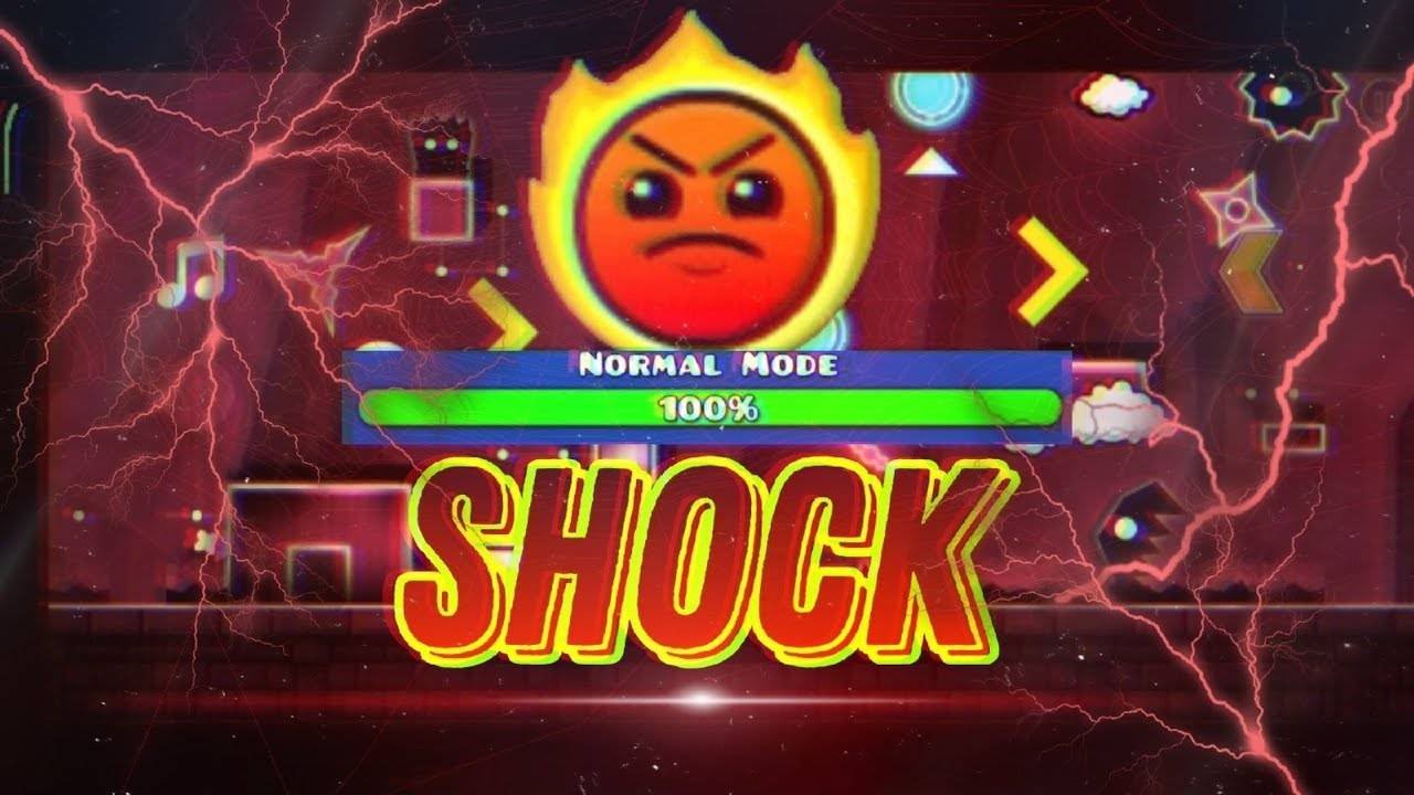 Прохождение Уровня в Geometry Dash "SHOCK" смотреть онлайн