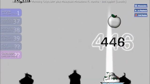 [osu!Catch The Beat] Touhou - Masayoshi Minoshima - Bad Apple!! feat. nomico [Lunatic] смотреть онлайн