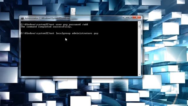 Add/Edit User in Windows with CMD Net User смотреть онлайн